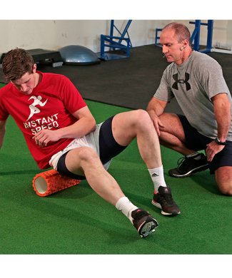 Foam Rolling the Glutes