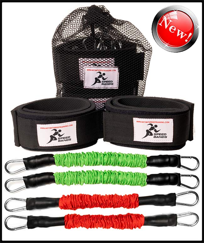 Speed Bands and Resistance Speed Trainer Kit For Explosive Acceleration