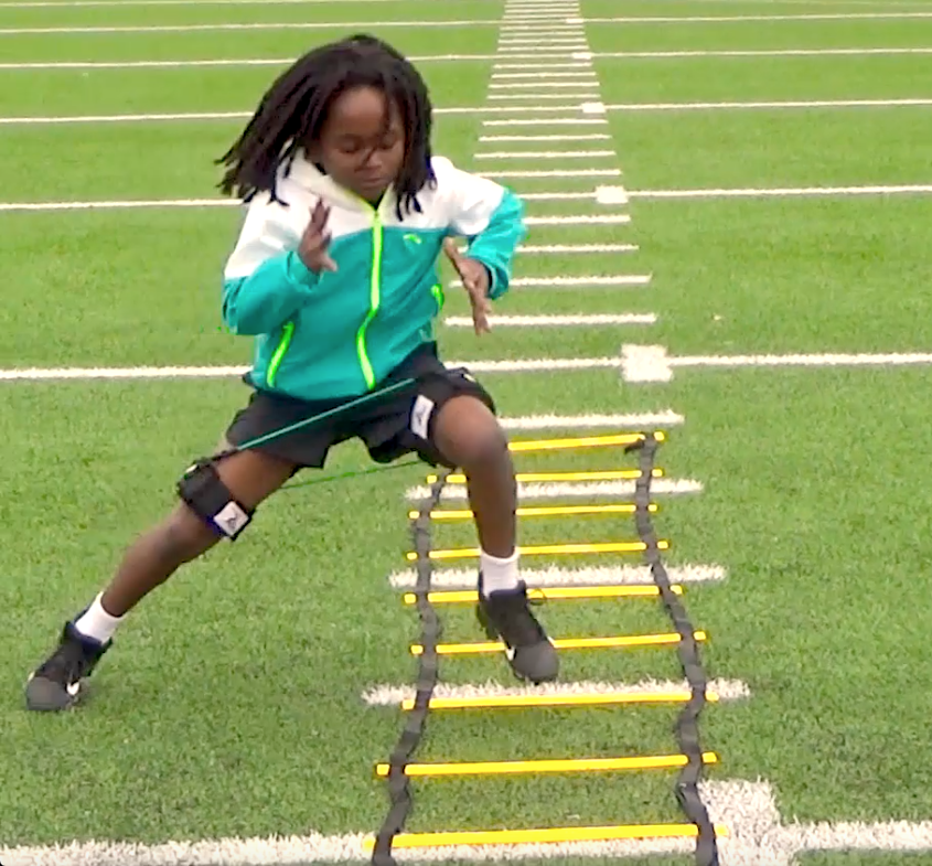 Acceleration and Leg Strength for Ages 7-14 Youth Speed Bands to Increase Speed 